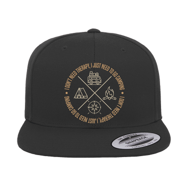 I Don't Need Therapy Embroidered Flat Bill Cap
